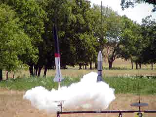 PML 1/4 scale Patriot with a H123W launching