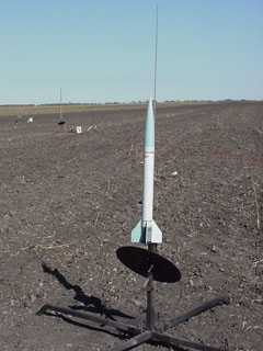 Aerotech Warthog on the launch pad