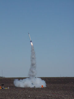 rocket with a cluster of 3 G motors