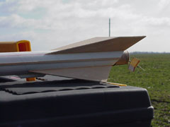 Close-up of the Bel Aero prototype