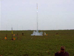video of a rocket launch