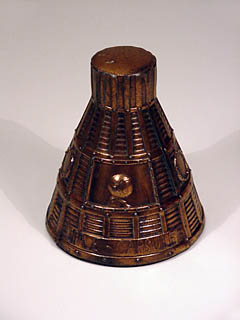 Metal Mercury Redstone Capsule piggy bank