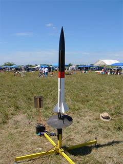PML Patriot on the pad